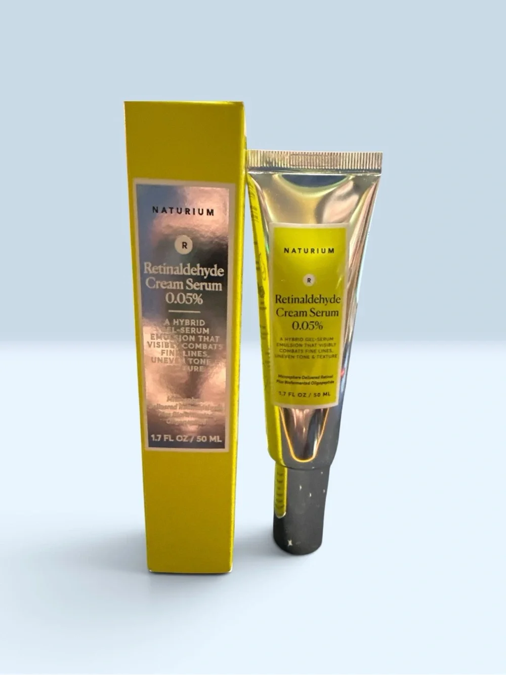 Naturium Retinaldehyde Cream Serum 0.05% — Yellow
